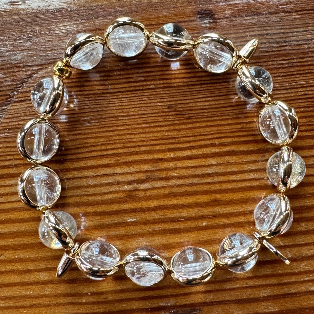 NWT Brett Lauren quartz crystal bracelet.